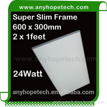 European modern high output 300 600mm thickness 15mm led flexible panel light